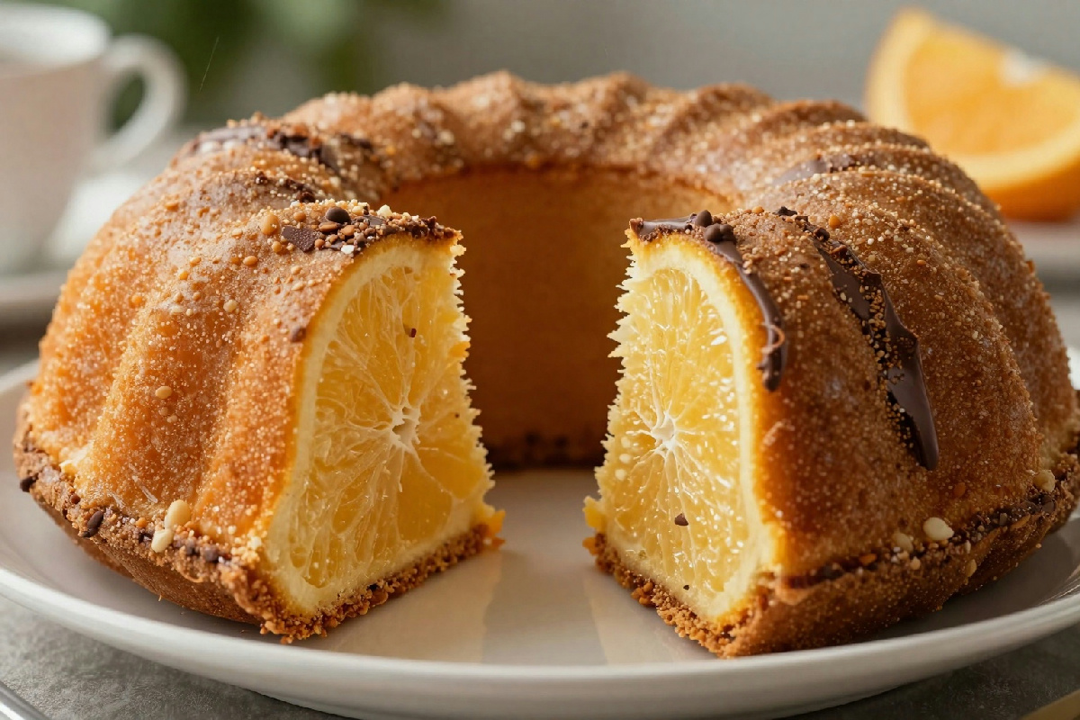 Ciambella all'arancia e cioccolato: il dolce che rende indimenticabile la colazione