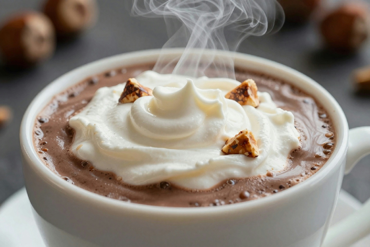 Non rinunciare al piacere: la cioccolata calda con crema alla nocciola che ti scalderà l'inverno
