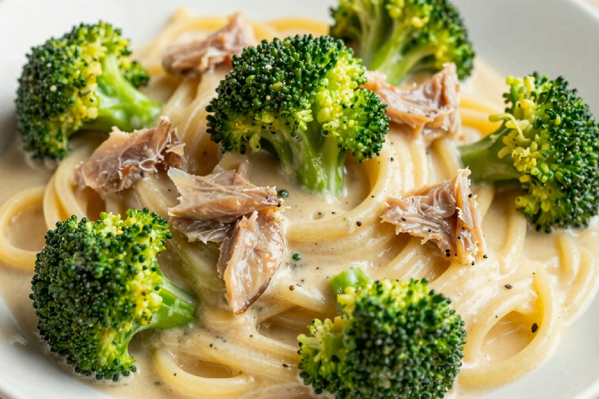 Pasta cremosa con broccoletti e tonno: il piatto veloce che lascerà a bocca aperta i tuoi ospiti