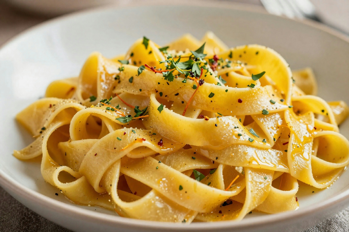 Preparare tagliatelle allo zafferano come un vero chef è semplice seguendo questi passaggi